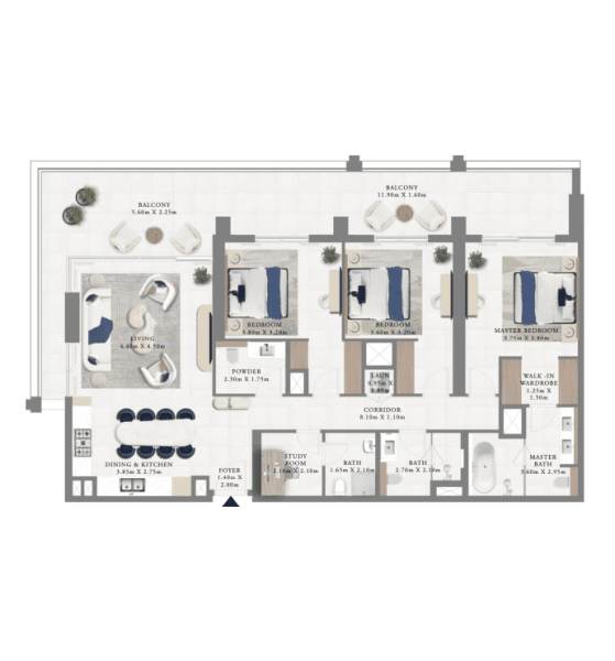 Floor Plan 4 Bedrooms