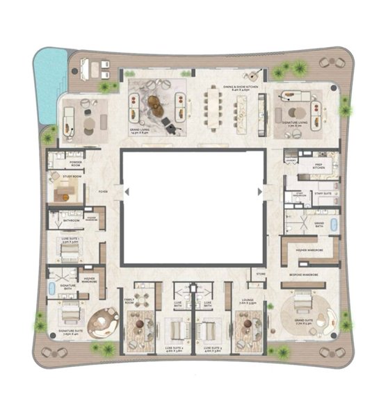 Floor Plan 3 Bedrooms 