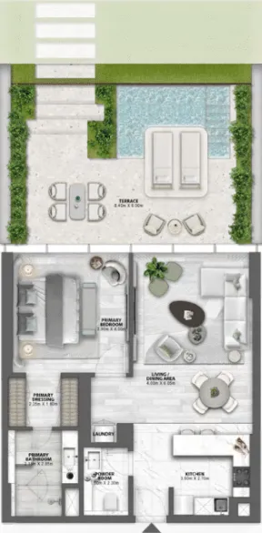 Floor Plan 1 Bedroom