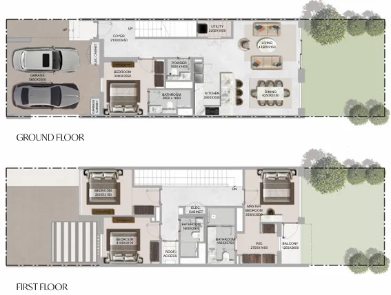 Floor Plan 4 Bedrooms Penthouses