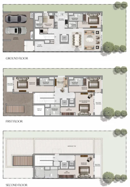Floor Plan Twin Villa